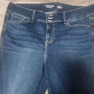 Torrid Dark Blue Jeggings Super Soft Size 20 Short
